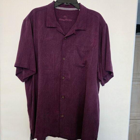 Tommy Bahama men's S/S silk camp shirt XL - Picture 1 of 7